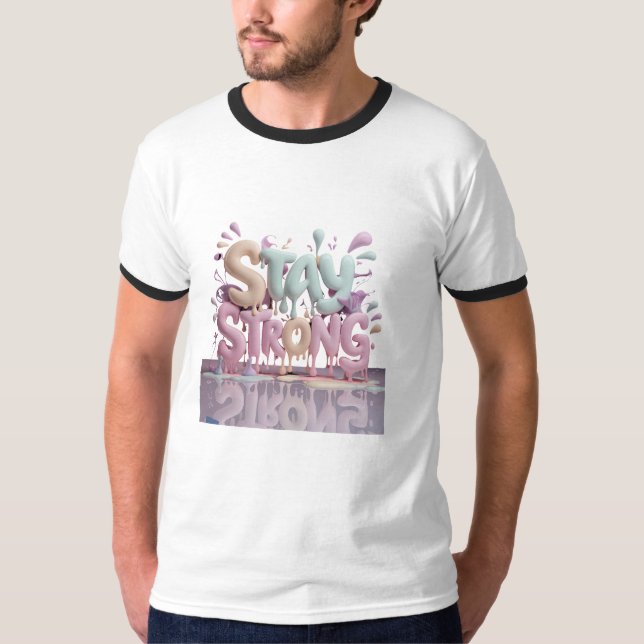 Camiseta mantener fuerte (Anverso)