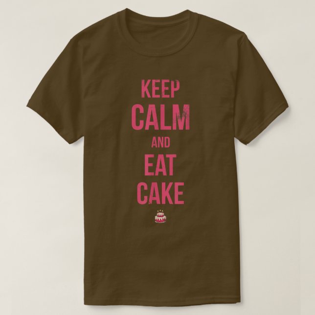 Camiseta Mantener La Calle Y Comer Pastel Para Los Ventilad (Diseño del anverso)