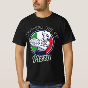 Camiseta Mantener La Calle Y Comer Pizza