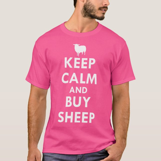 Camiseta Mantener La Calle Y Comprar Ovejas (Anverso)