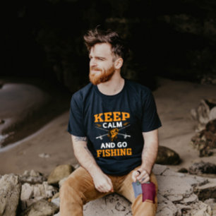 Camiseta Mantener La Calle Y Ir De Pesca