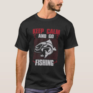 Camiseta Mantener La Calle Y Ir De Pesca