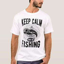 Camiseta Mantener La Calle Y Ir De Pesca