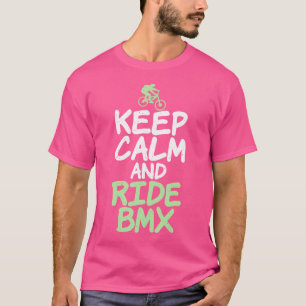 Camiseta Mantener La Calle Y Pasear En Bicicleta Bmx Rider