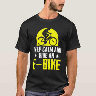 Camiseta Mantener La Calle Y Pasear En Bicicleta Eléctrica