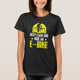Camiseta Mantener La Calle Y Pasear En Bicicleta Eléctrica