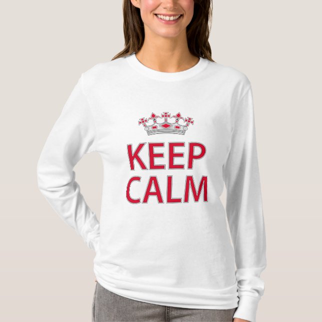 Camiseta Mantener la calma (Anverso)