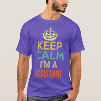 Camiseta Mantener la calma Ix27m A Asistente