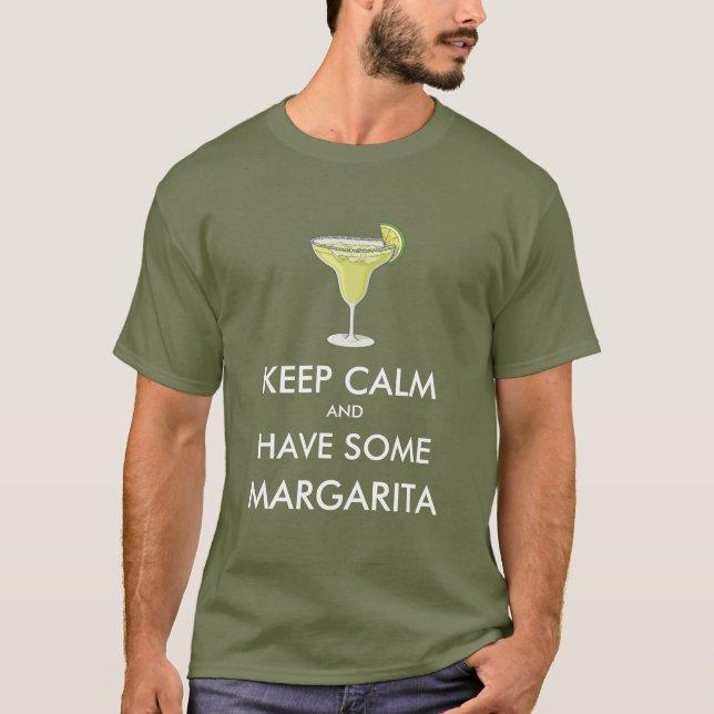 Camiseta Mantener la calma - Margarita (Anverso)