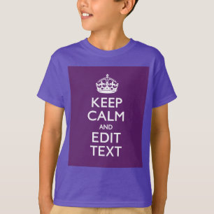 Camiseta Mantener la CALMA personalizada y su texto sobre m