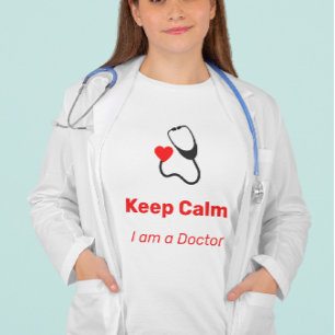 Camiseta Mantener la calma - Soy un Médica - divertido