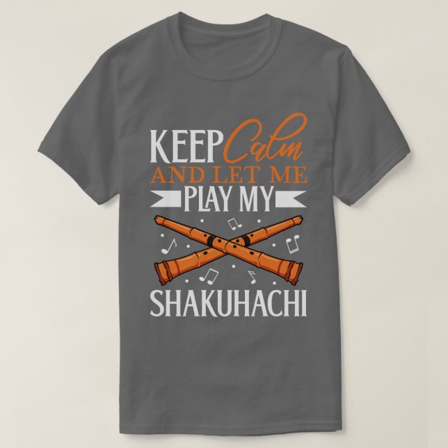 Camiseta Mantener la calma toco Shakuhachi (Diseño del anverso)
