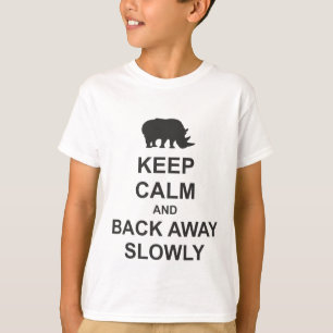 Camiseta Mantener la calma y alejarse lentamente