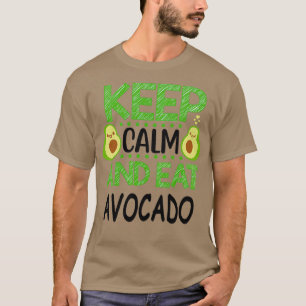 Camiseta Mantener la calma y comer aguacate 3
