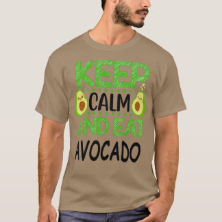 Camiseta Mantener la calma y comer aguacate 3