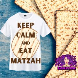 Camiseta Mantener la calma y comer Matzah Funny Passover De