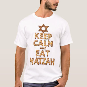 Camiseta Mantener la calma y comer Matzah Funny Passover di