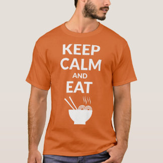 Camiseta Mantener La Calma Y Comer Ramen 765