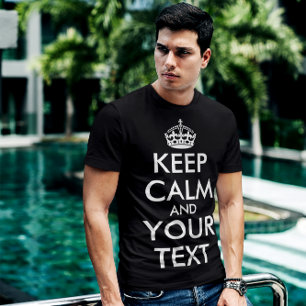 Camiseta Mantener la calma y continuar - Crear el propio
