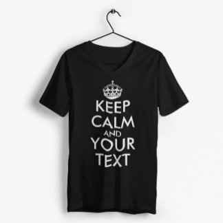 Camiseta Mantener la calma y continuar - Crear el propio