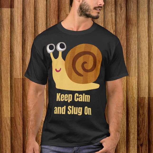Camiseta Mantener la calma y el brillo (Subido por el creador)