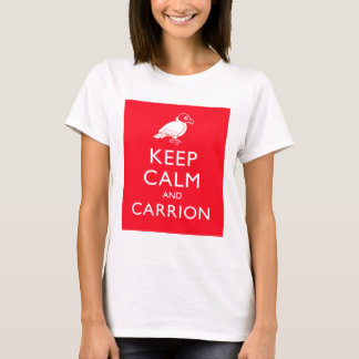 Camiseta Mantener la calma y el carro