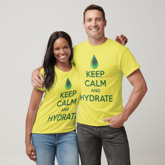 Camiseta Mantener La Calma Y El Hidrato (Unisexo)