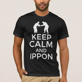 Camiseta Mantener la calma y el ippon