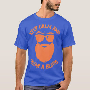 Camiseta Mantener la calma y hacer crecer la barba 1