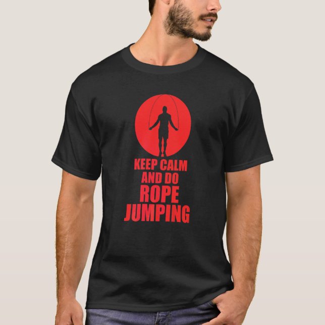Camiseta Mantener La Calma Y Hacer Salto De Rumbo (Anverso)
