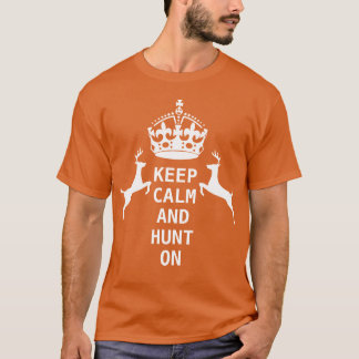 CAMISETA MANTENER LA CALMA Y HUNDIR