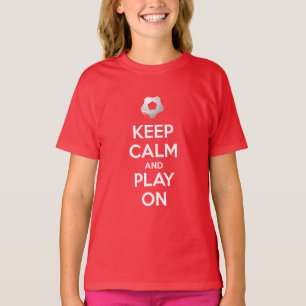 Camiseta Mantener la calma y jugar