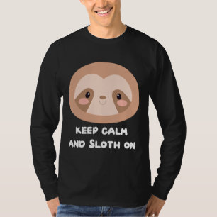 Camiseta Mantener La Calma Y La Espuma En La Impresionante