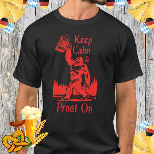 Camiseta Mantener la calma y protestar a pie de página para