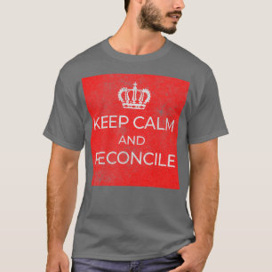 Camiseta Mantener la calma y reconciliar al contable