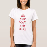 Mantener la calma y RELAJARSE JUSTO - texto person