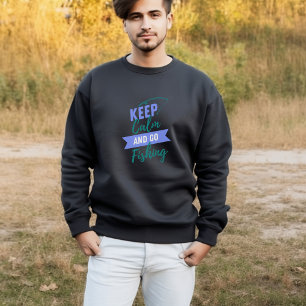 Camiseta Mantener la calma y salir de la pesca