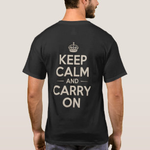 Camiseta Mantener La Calma Y Seguir Cita