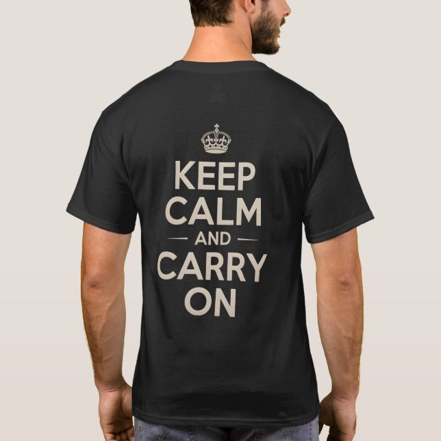 Camiseta Mantener La Calma Y Seguir Cita (Reverso)