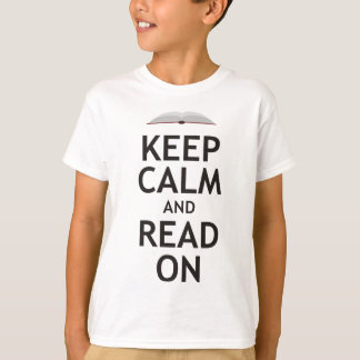 Camiseta Mantener la calma y seguir leyendo