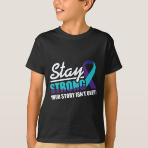 Camiseta Mantener la conciencia sobre el suicidio en la sal