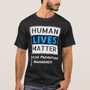 Camiseta Mantener la conciencia sobre la prevención del sui