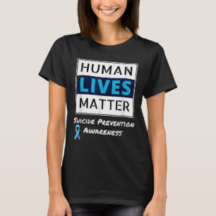 Camiseta Mantener la conciencia sobre la prevención del sui