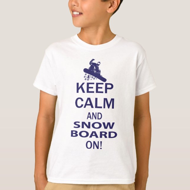 CAMISETA MANTENER LA JUNTA DE NIEVE-CALMA ACTIVADA (Anverso)