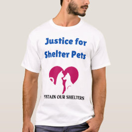 Camiseta Mantener la justicia en nuestros refugios para Mas