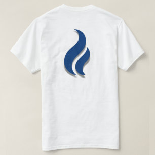 Camiseta Mantener la luz azul de la llama
