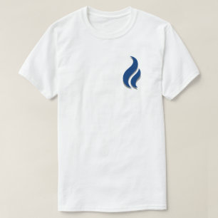Camiseta Mantener la luz azul de la llama