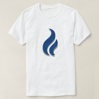 Camiseta Mantener la luz azul de la llama