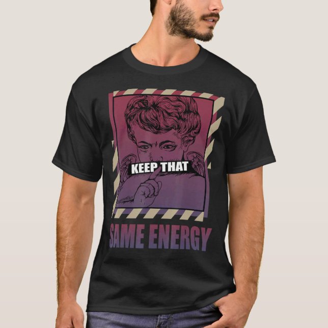 Camiseta Mantener la misma energía V3 Fade Carbon 700s coin (Anverso)