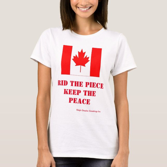 CAMISETA MANTENER LA PAZ (Anverso)